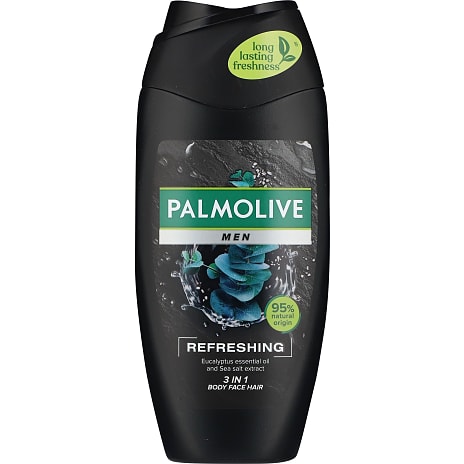 3-i-1 shower gel m. eukalyptusolie og havsalt