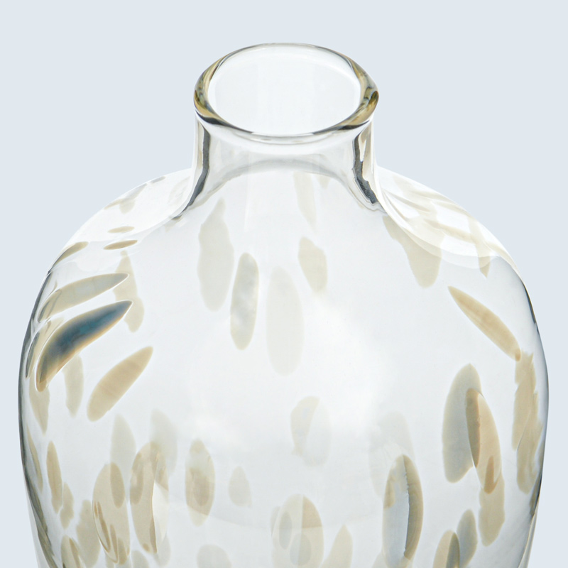 Vase moucheté