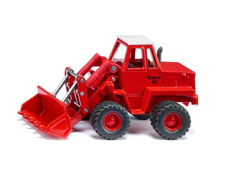 Siku Radlader Kramer Allrad 411, Rot, 1:50 Siku Super Bagger Modell