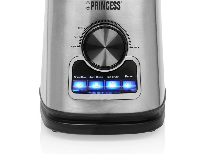 Princess Standmixer 212094 Schwarz/Silber Table Blender mit 1.75 l Glaskrug