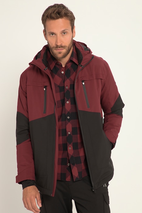 JAY-PI Funktionsjacke, Outdoor, wasserdicht, windabweisen, Kapuze, Zipper