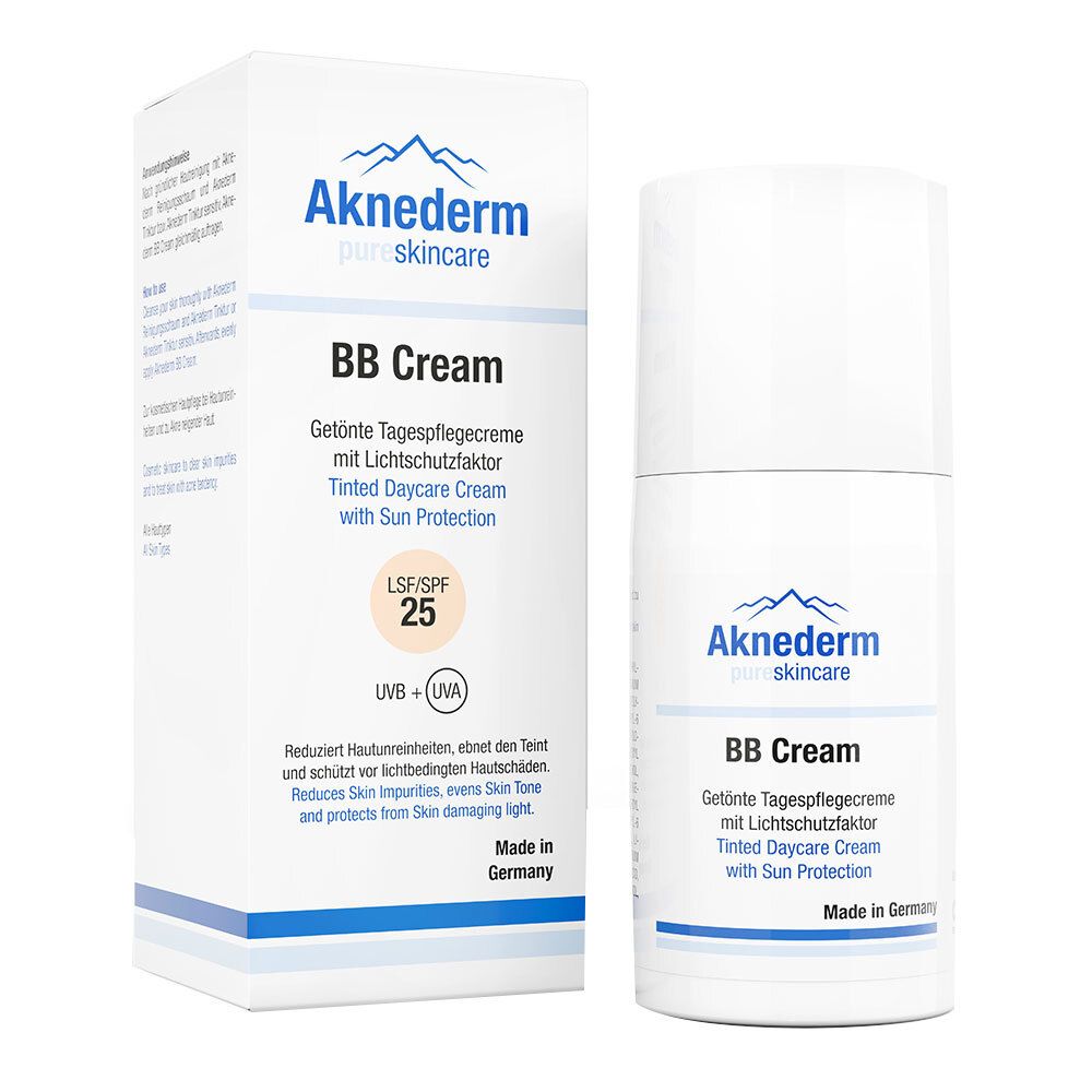 Aknederm BB Cream getönt LSF 25