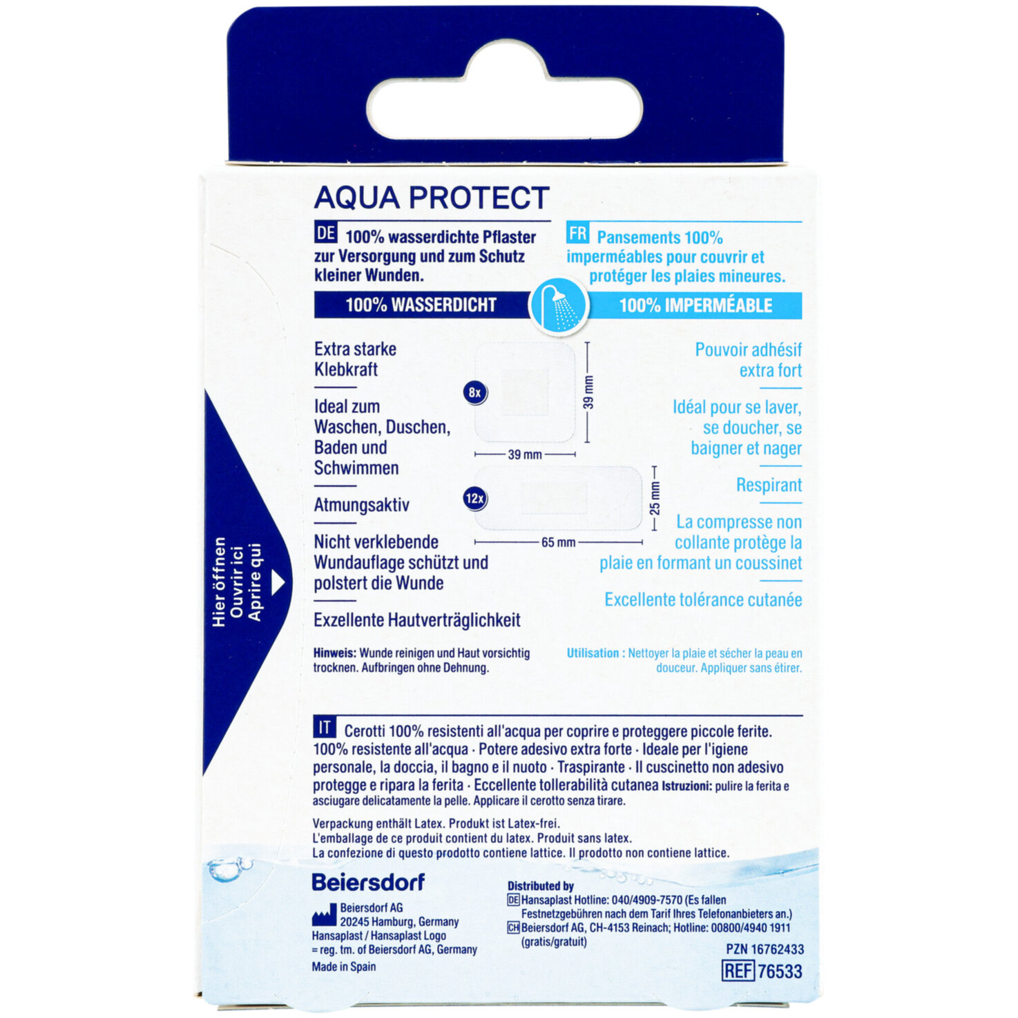 Hansaplast Aqua Protect Strips