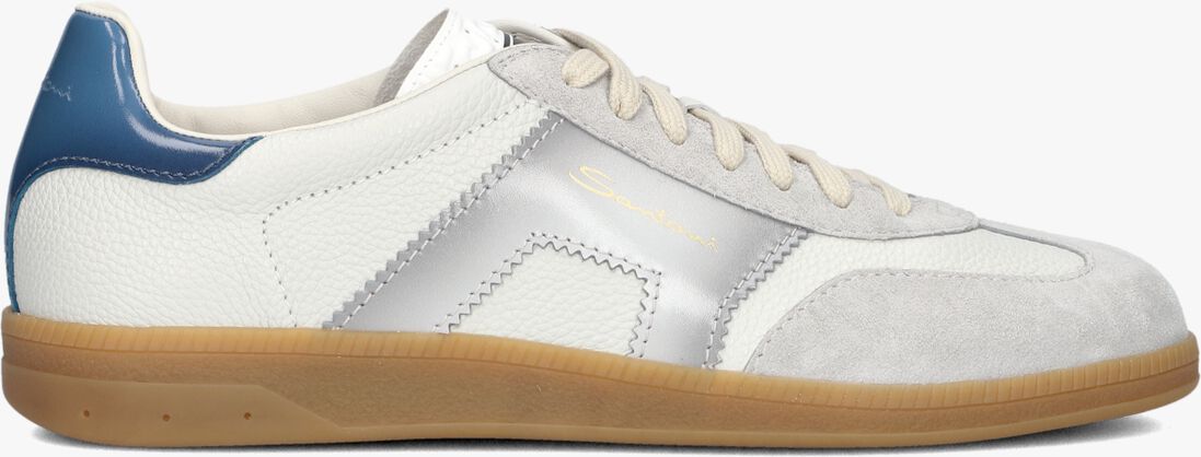 witte santoni lage sneakers dbs olympic