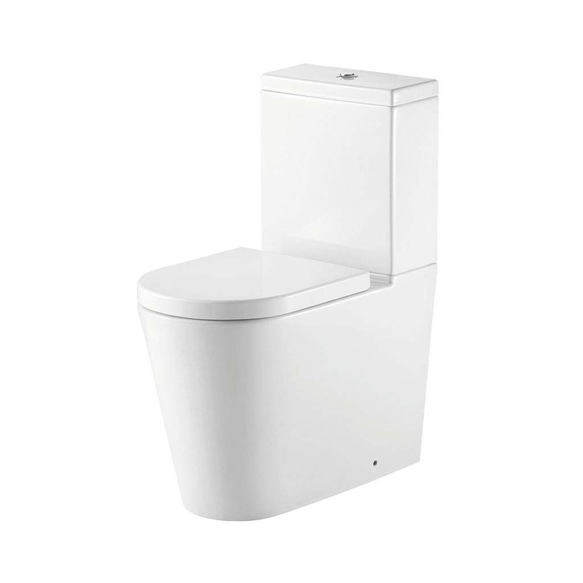 Eastbrook Metro randloze toiletpot back to wall wit glans