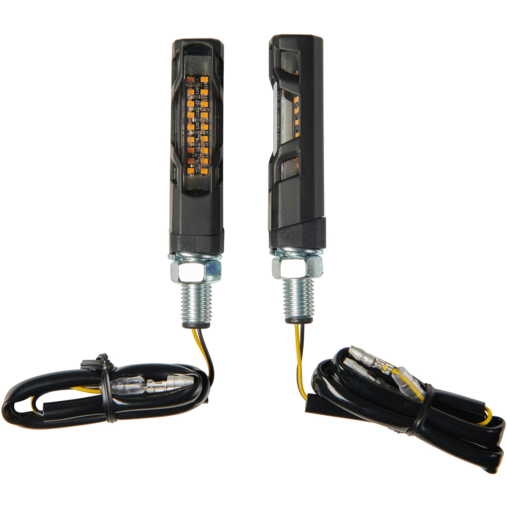 Dafy Moto - Clignotants séquentiels LED Square Noir Mat