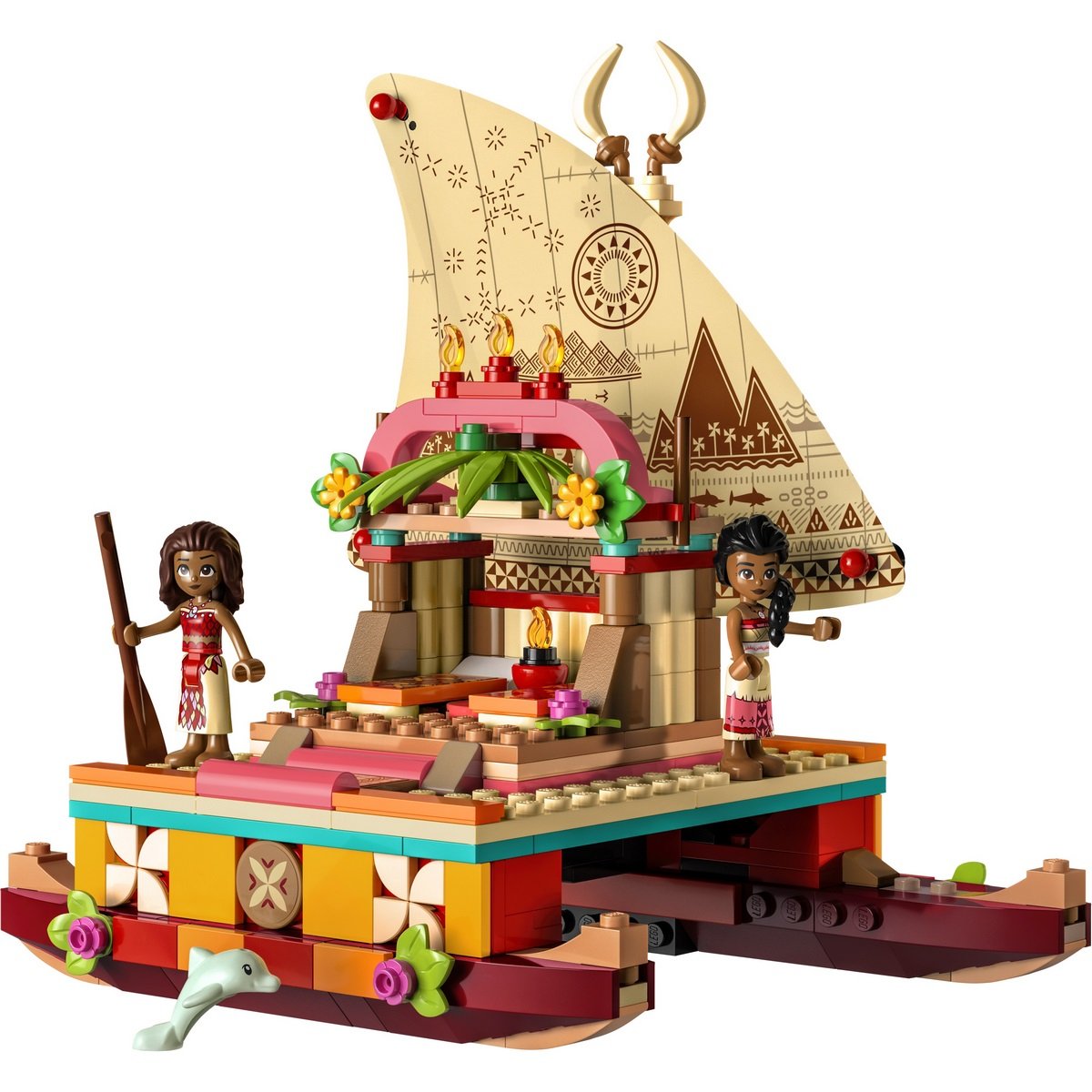 Le bateau d'exploration de Vaiana Lego  43210