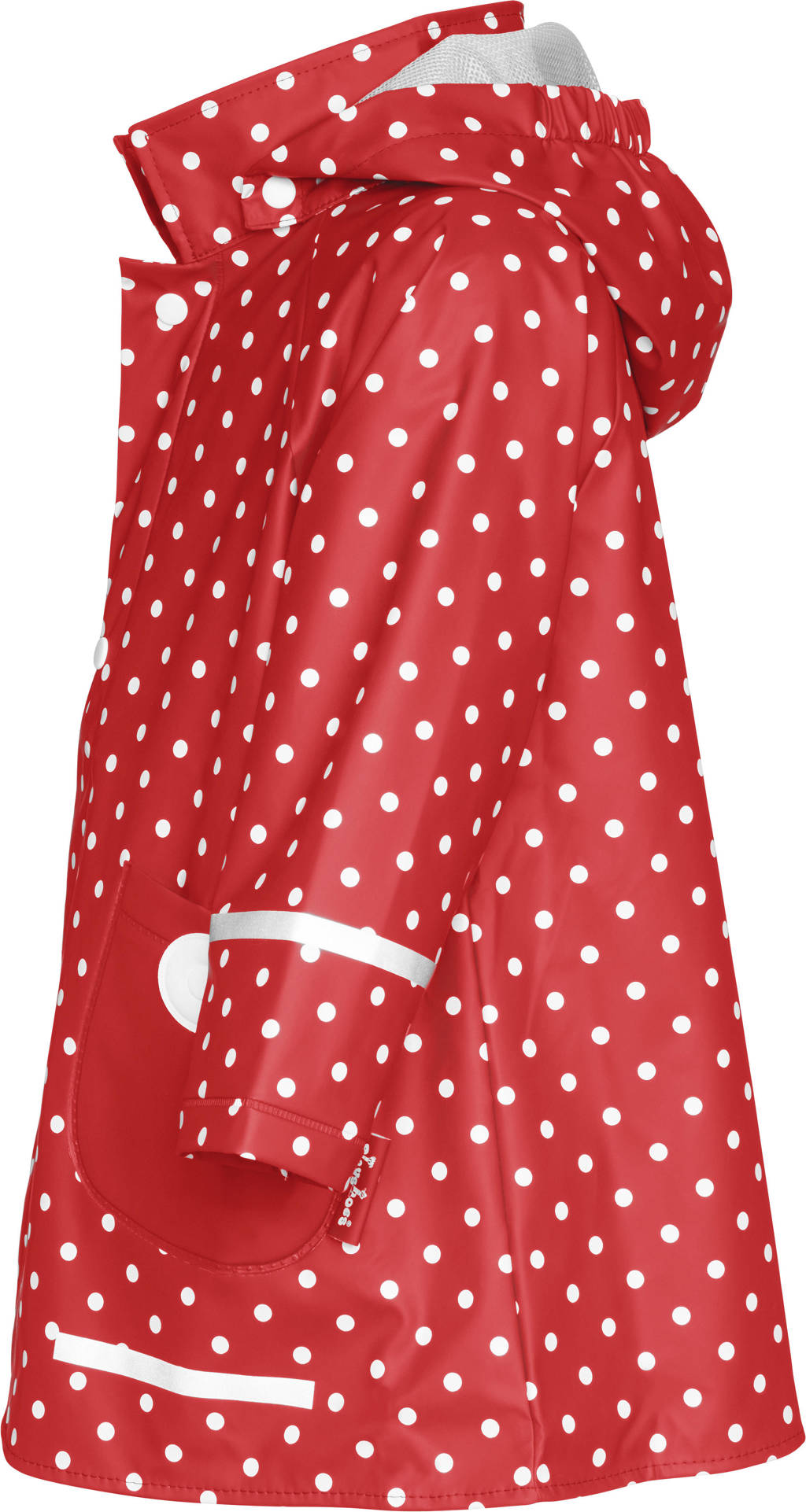 Playshoes regenjas Dots met stippen rood/wit