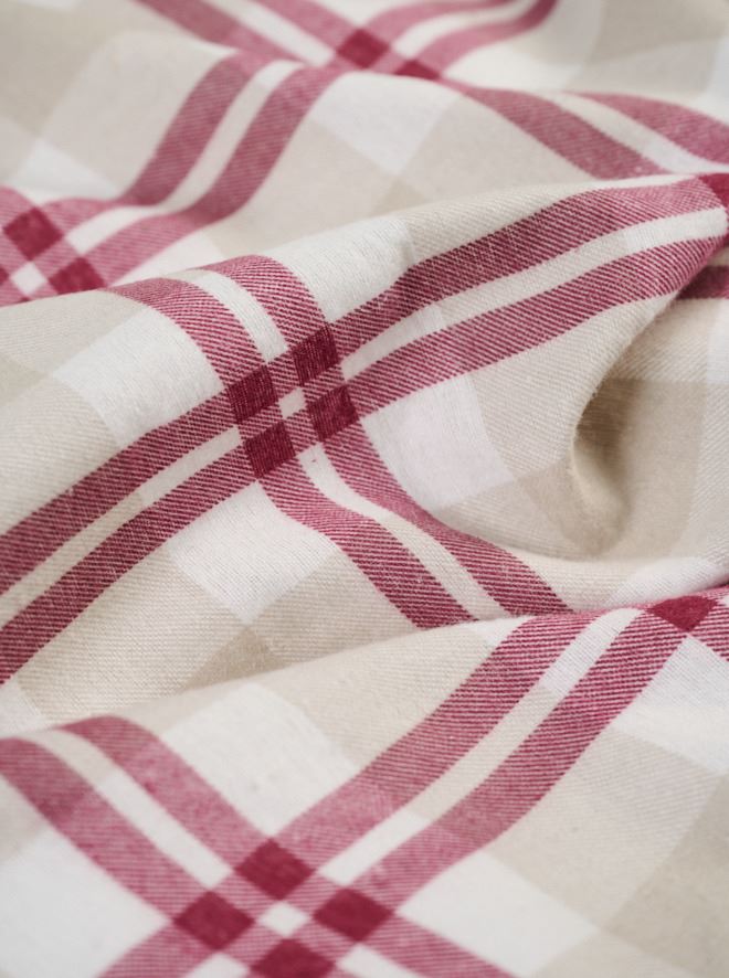 Flanell sengesett              rosa - 140x200 cm