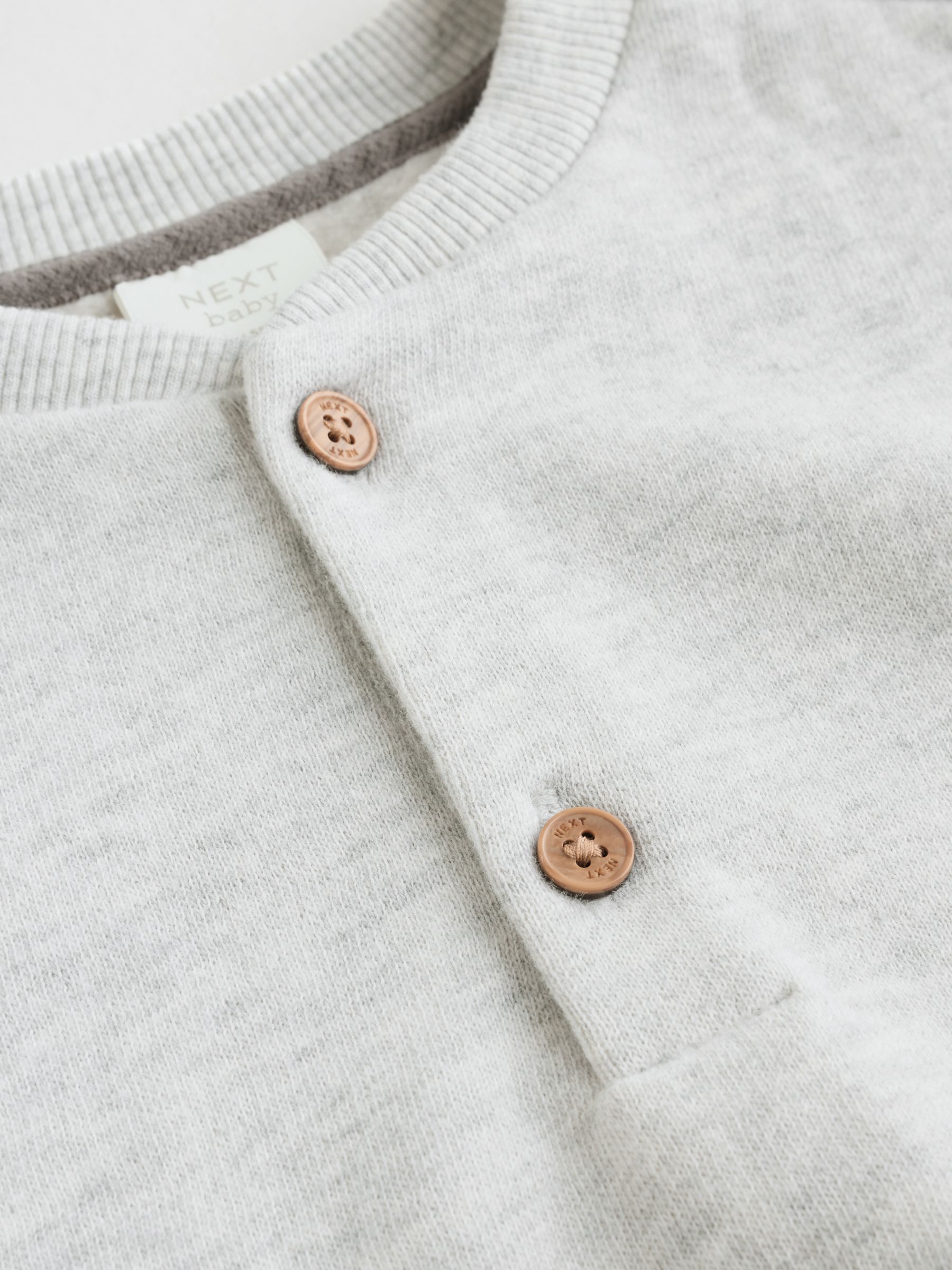 Grijs geruit - Set van babysweatshirt en broek (0mnd -2jr)