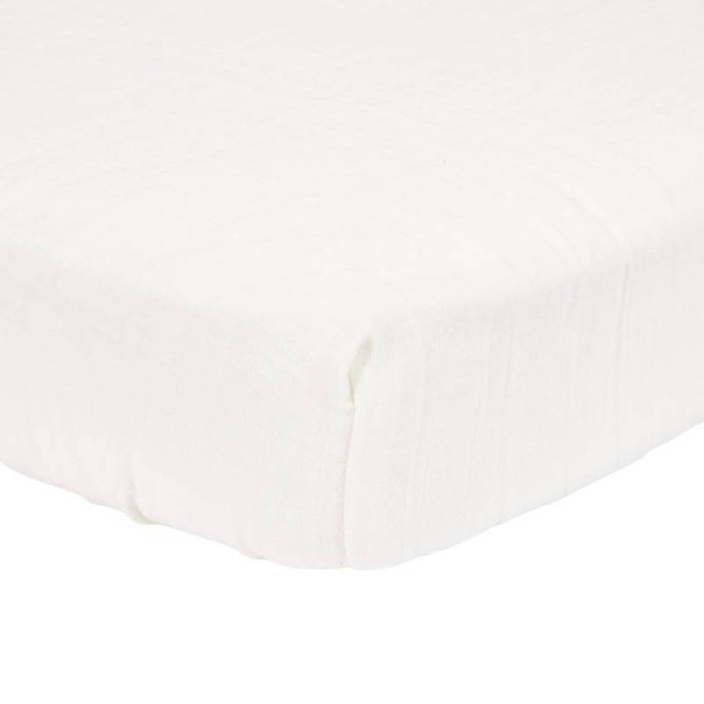 katoen hydrofiele ledikant hoeslaken Soft White