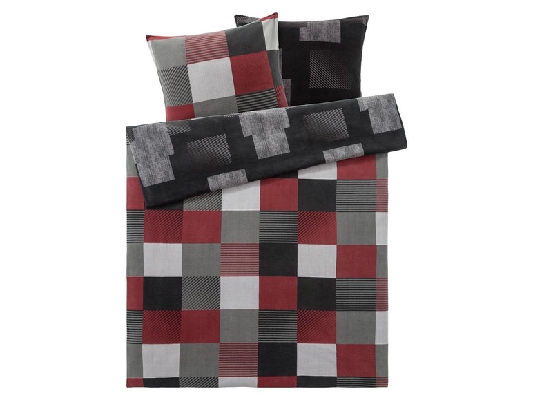 Draaibaar microvezel-fleece beddengoed 200 x 200 cm