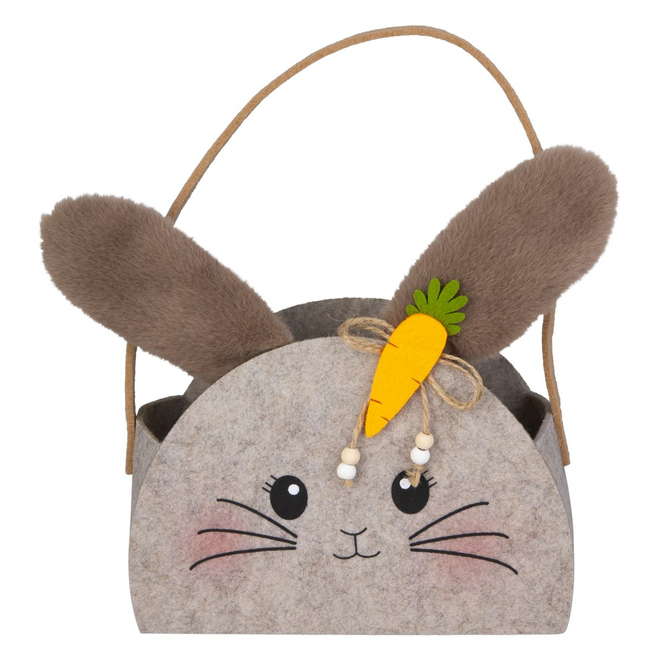 Geschenktasche - Hase mit Karotte - ca. 18,5 x 8,5 x 21,5 cm