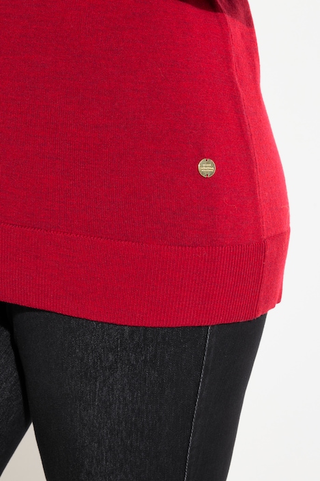 Strickjacke, edle Merinowolle, V-Ausschnitt, Knopfleiste