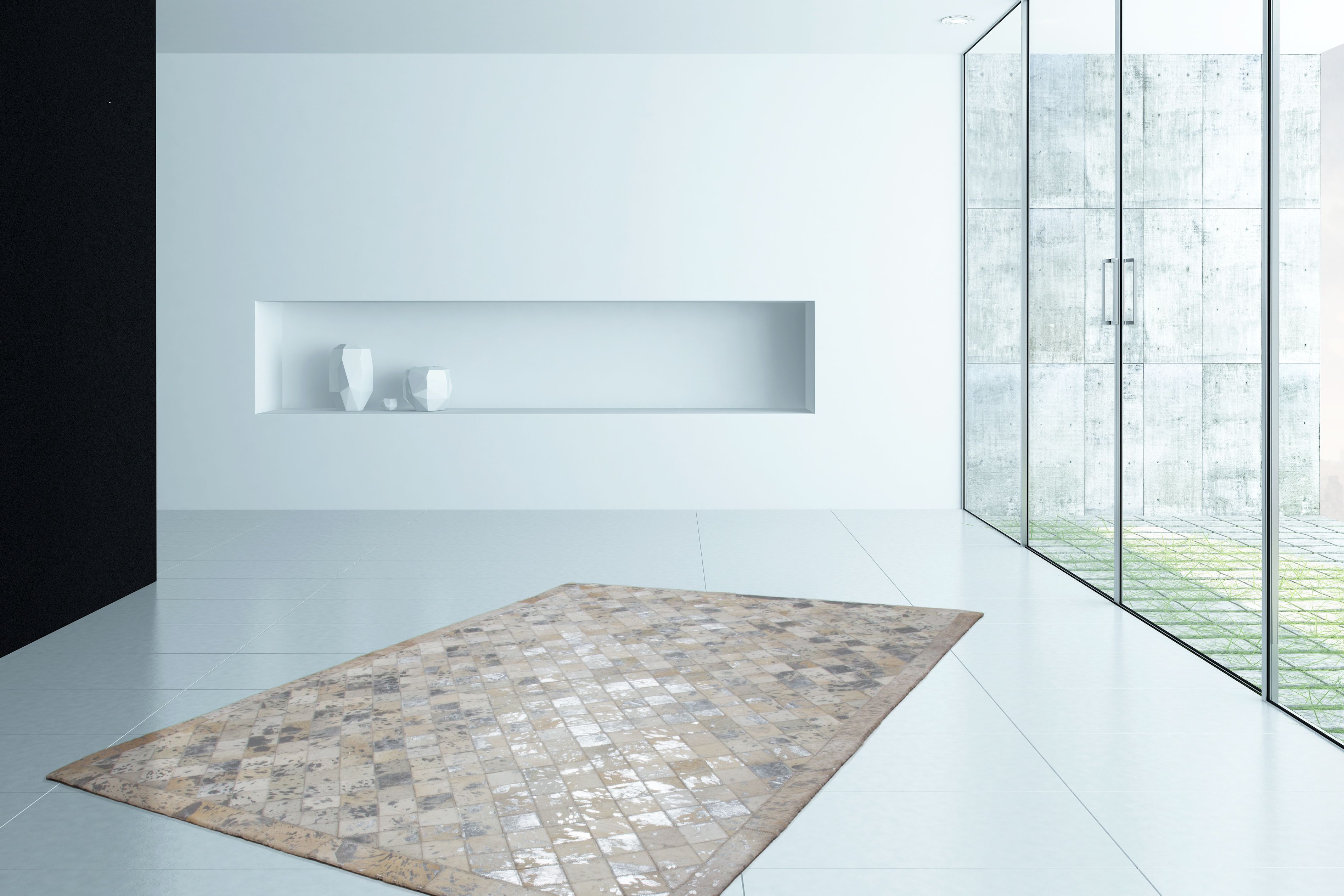 Vloerkleed 210 Grijs Zilver Lavish