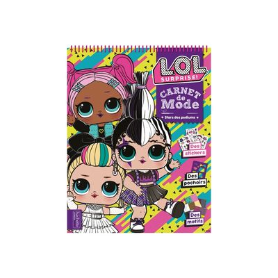 Carnet de mode NED - L.O.L. Surprise! - livre d'activités