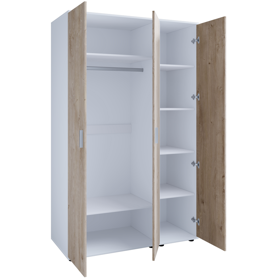 nonjoo. Kleiderschrank Luke 3-türig