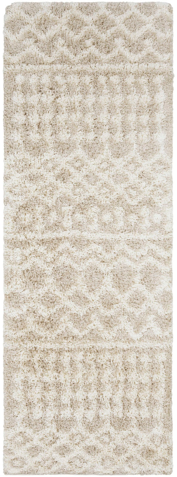 Livabliss Hochflor-Teppich »DUBAI« rechteckig 52 mm Höhe Shaggy Hochflorteppich,, Flauschiger, Boho Wohnzimmerteppich/Läufer