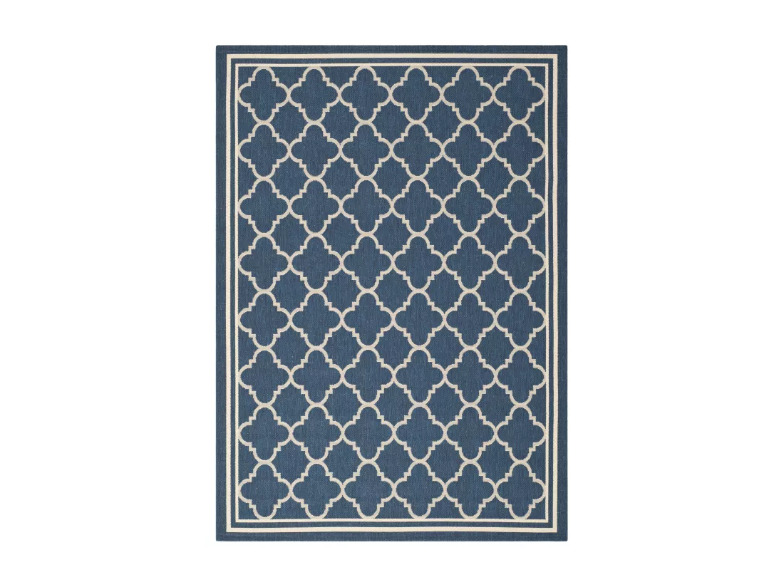 Tapis Navy & Beige 201 X 290 cm - Bleeker