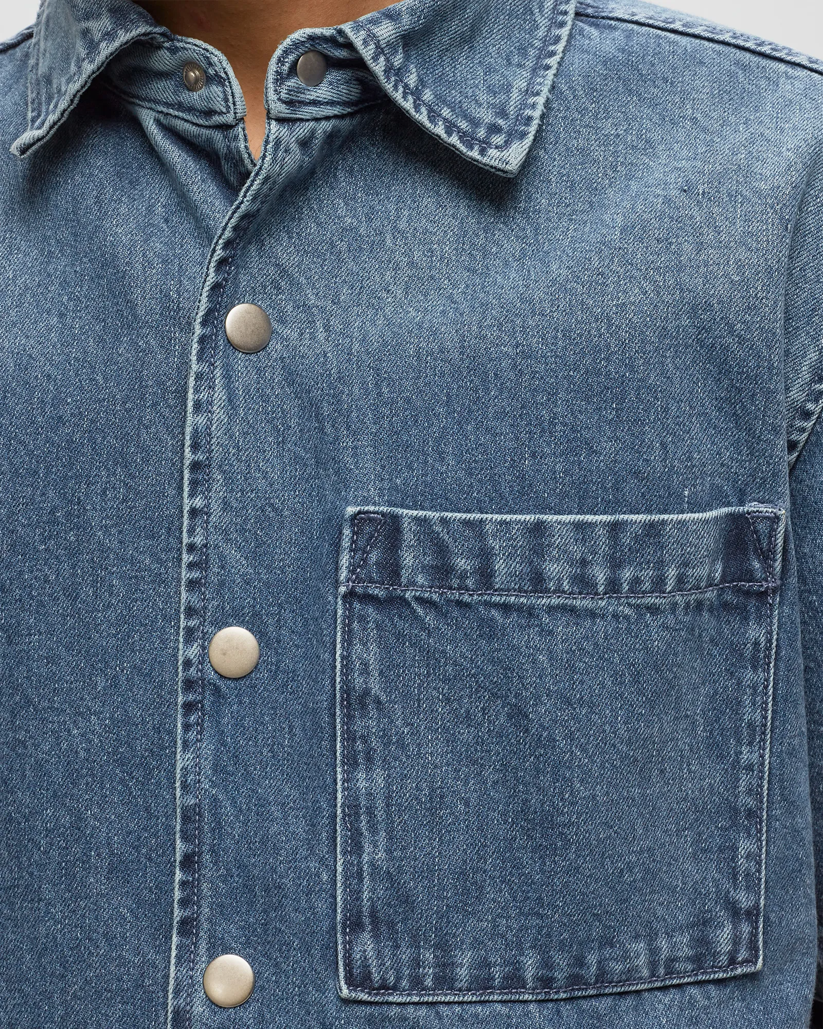 BSTN Brand Denim Shortsleeve Shirt