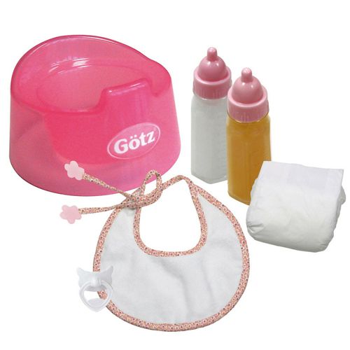 Götz 7-delige poppenset basic care - s en m 3401935