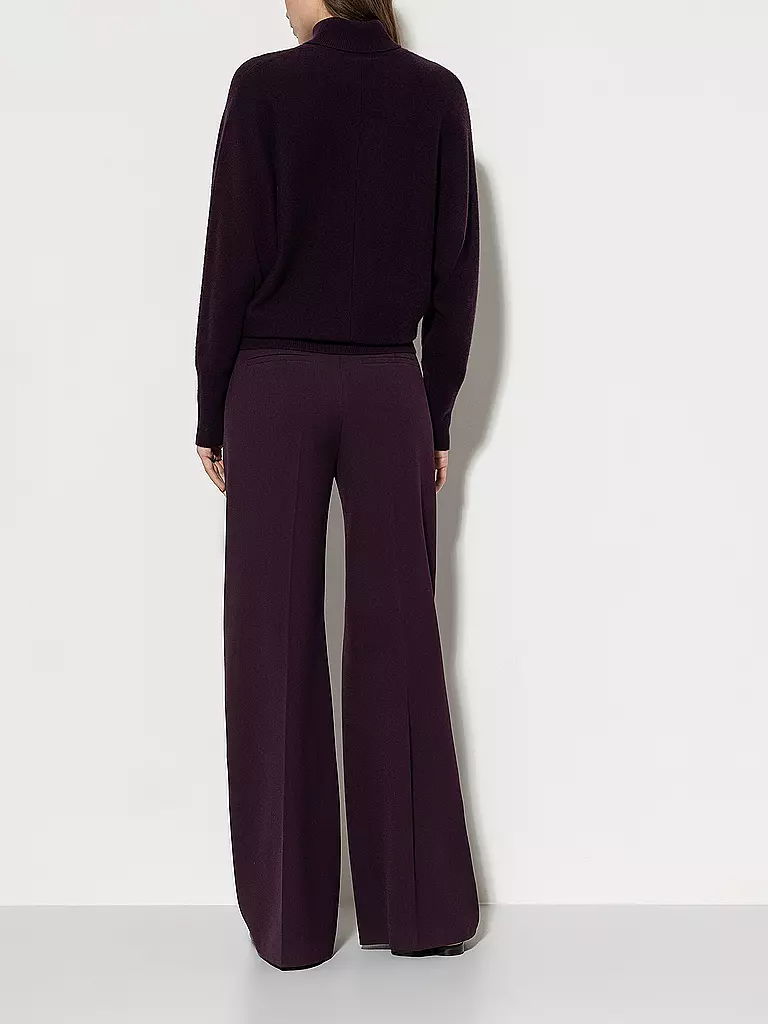 LUISA CERANO Hose Wide Leg dunkelrot