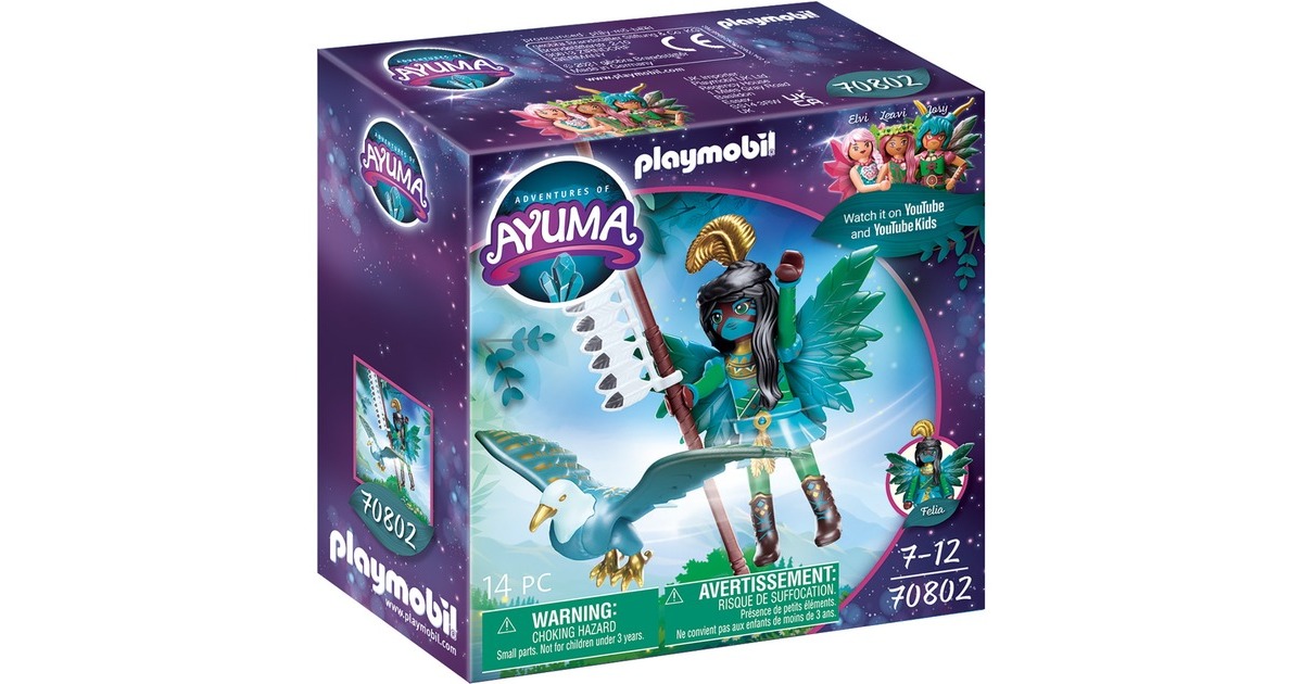 PLAYMOBILAyuma - Knight Fairy met totemdier Constructiespeelgoed  (70802)