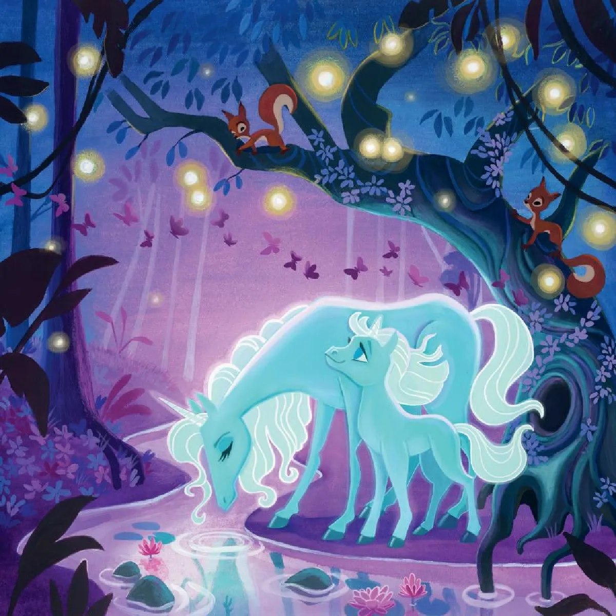 Ravensburger Puzzle 3x49 pièces Licorne & Dragon