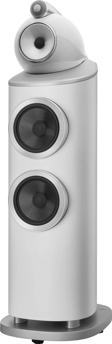 B&W 803 D4 Blanc satin (la paire) Enceintes colonne