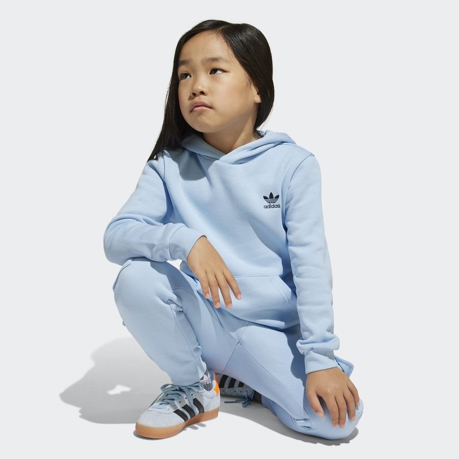 Adidas Original Ensemble à capuche 1/2 zip cargo enfants