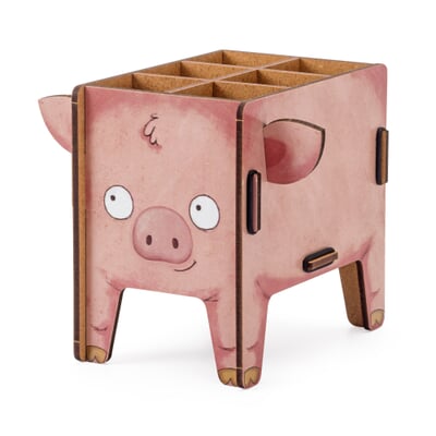 Werkhaus Stiftebox Tier, Schwein