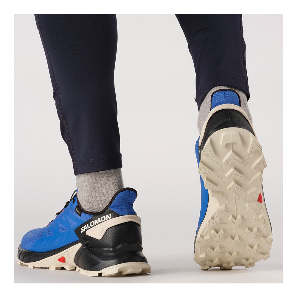 Salomon SUPERCROSS 4 GTX - Chaussures trail Homme nautical blue