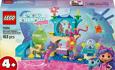 LEGO Gabby's Dollhouse 11204 Havfrue-Gabbys akvariumeventyr