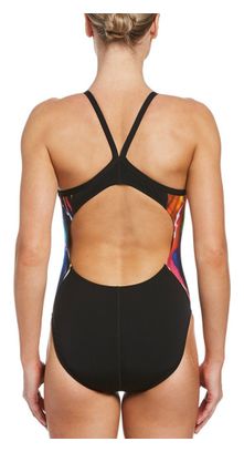 Maillot de bain Femme 1 Pièce Nike Swin Racerback Noir