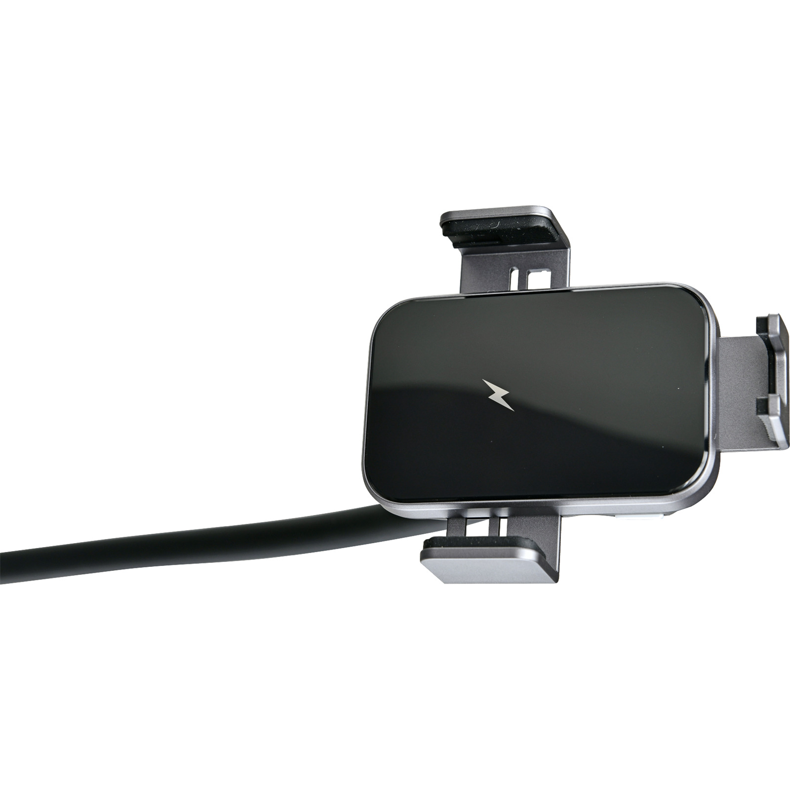 TV-Sessel Chloe grau elektrische Relaxfunktion, mit Handyarm und USB-C Anschluss