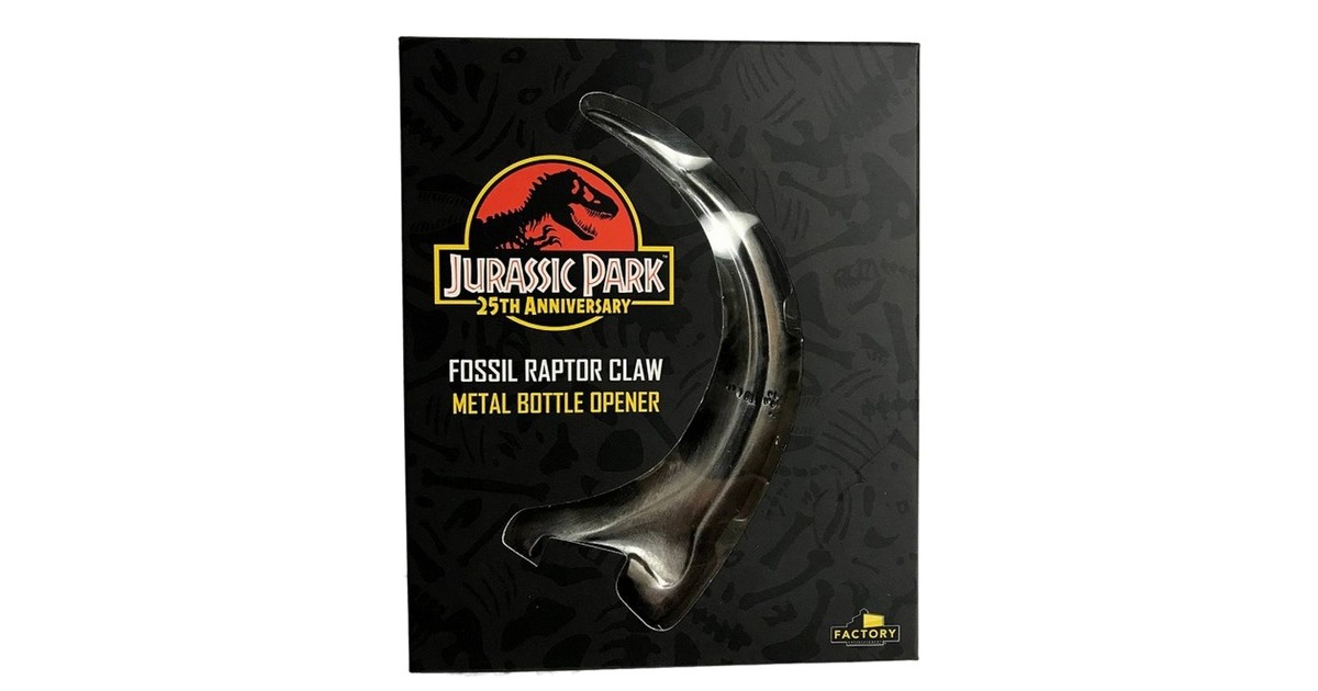 Factory EntertainmentJurassic Park: Fossil Raptor Claw Metal Bottle Opener flessenopener  (Antraciet)