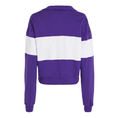 Polo à manches longues femme Tjw Rlx Letterman Flag TOMMY HILFIGER
