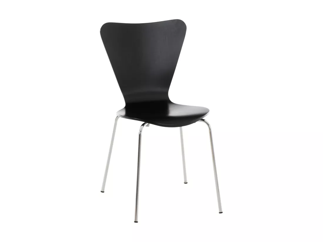 Chaise de conférence - Bois - Noir - Calisto