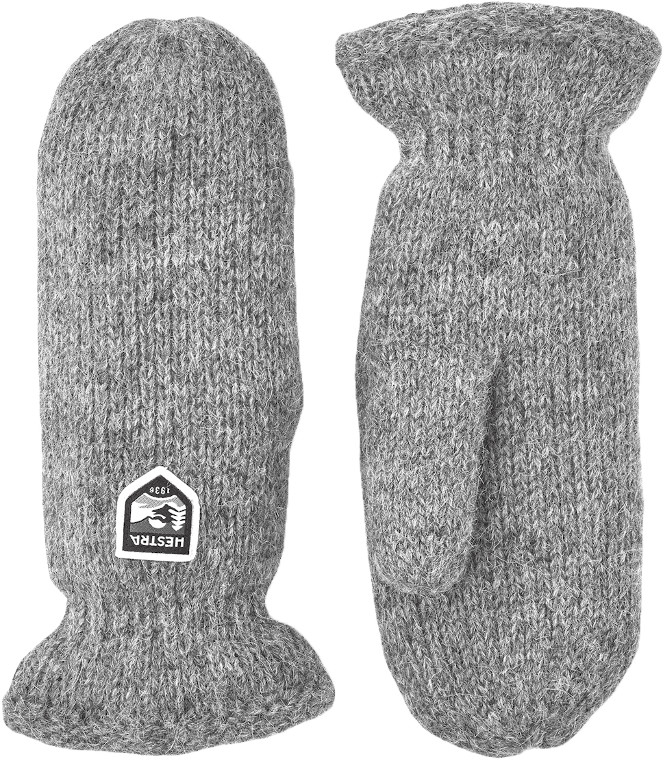 Basic Wool Mitt 350/Grey