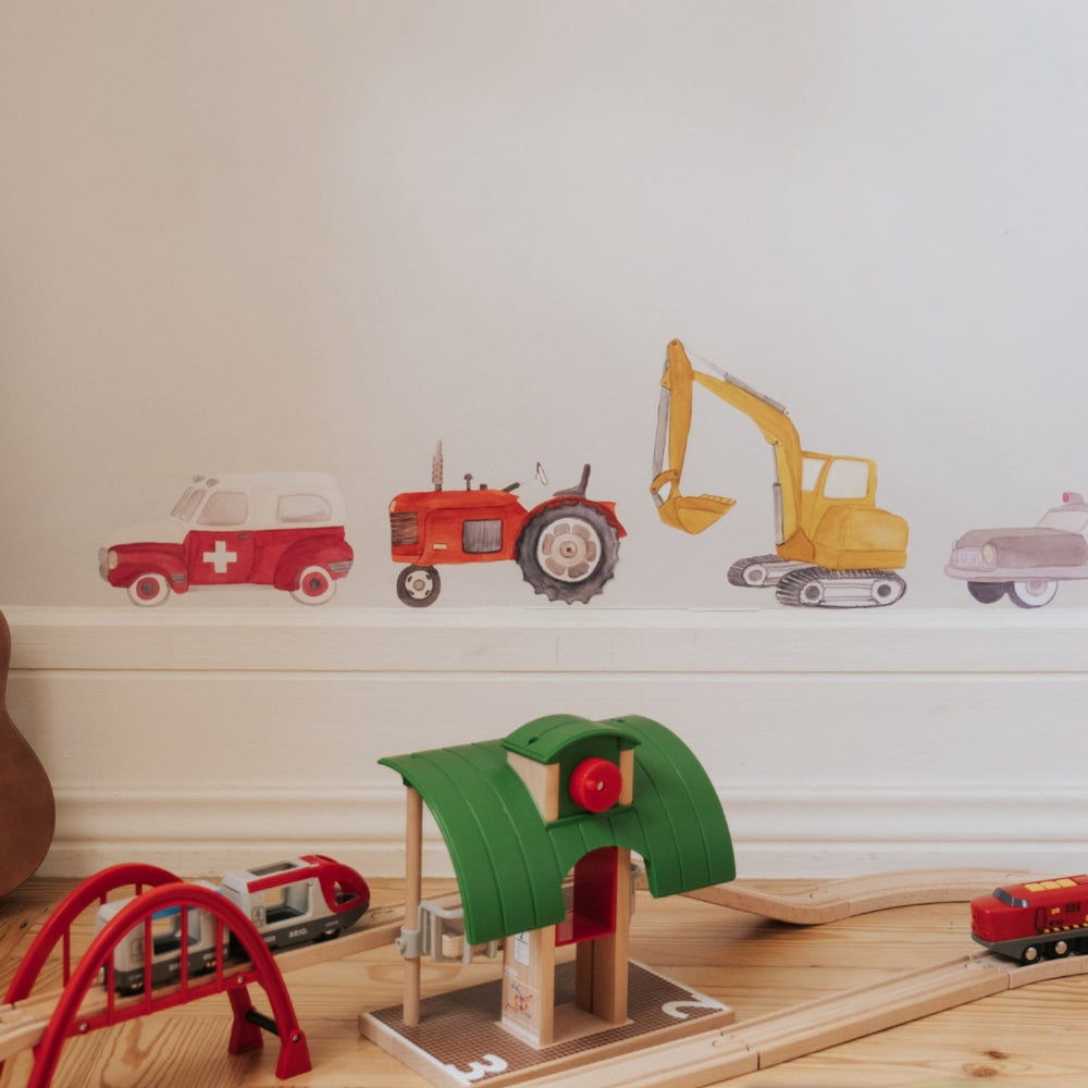 Køb That's Mine Multi Wallsticker Heroes On Wheels