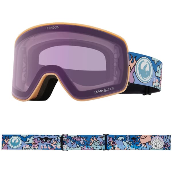 Masque de ski DRAGON NFX2 FASANI24/LLPURPLEION+LLVIOLET