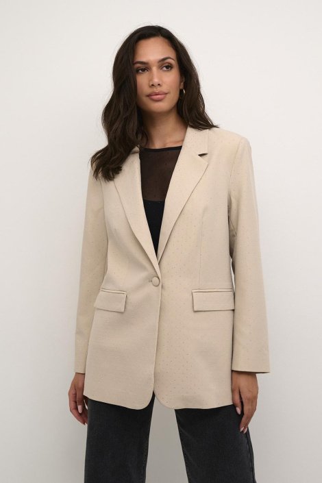 Kaffe beige dames blazer