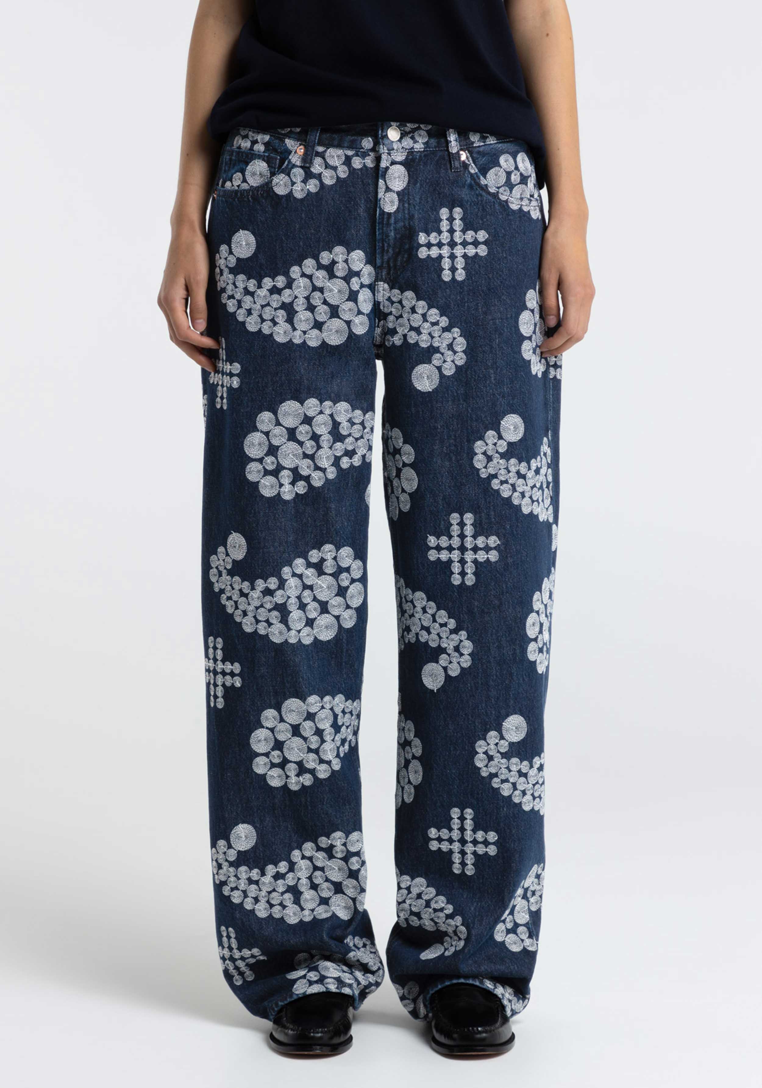 Kings Of Indigo Jeans Joan Embroidery Denim
