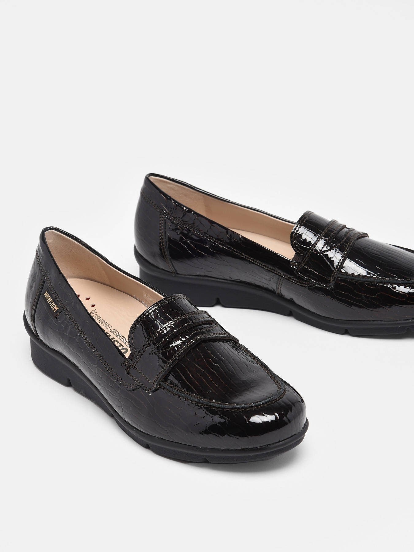 Mocassins Diva Wood en cuir MEPHISTO