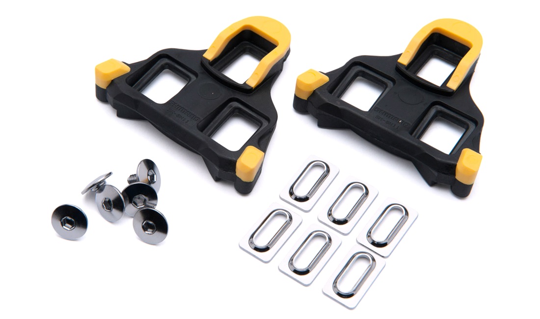 Shimano Klampesæt SPD-SL 6 grader Gul