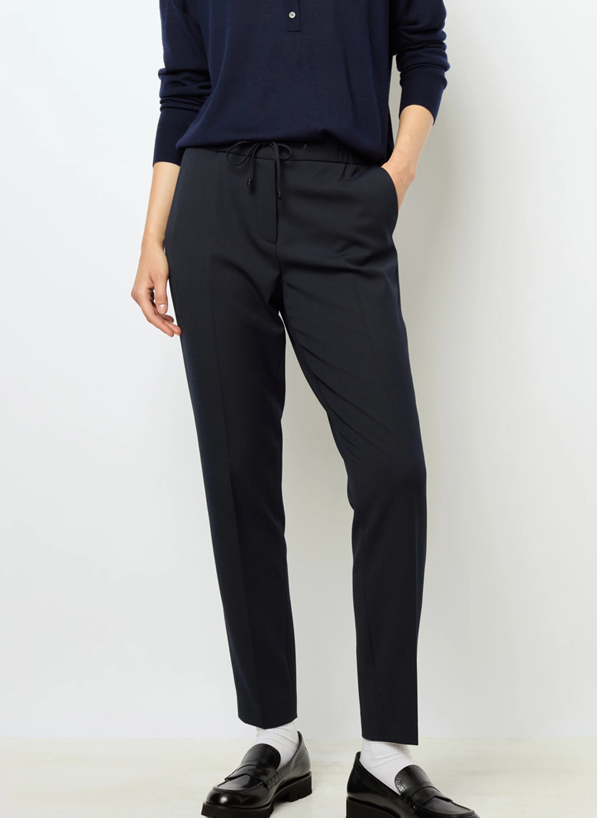NAYMA - pantalon droit | Bleu