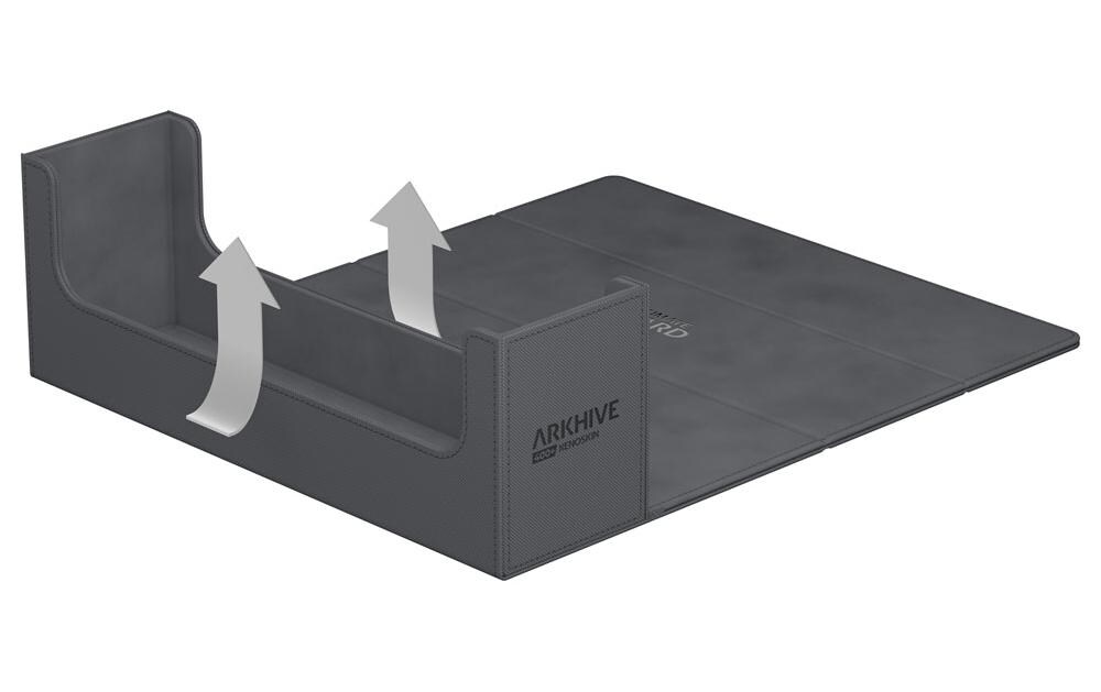 Kartenbox XenoSkin Arkhive Monocolor 400+ GrauHochwertige Box für Sammelkarten in Standardgrösse