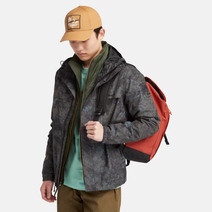 Jaqueta impermeável Benton camuflada para homens.