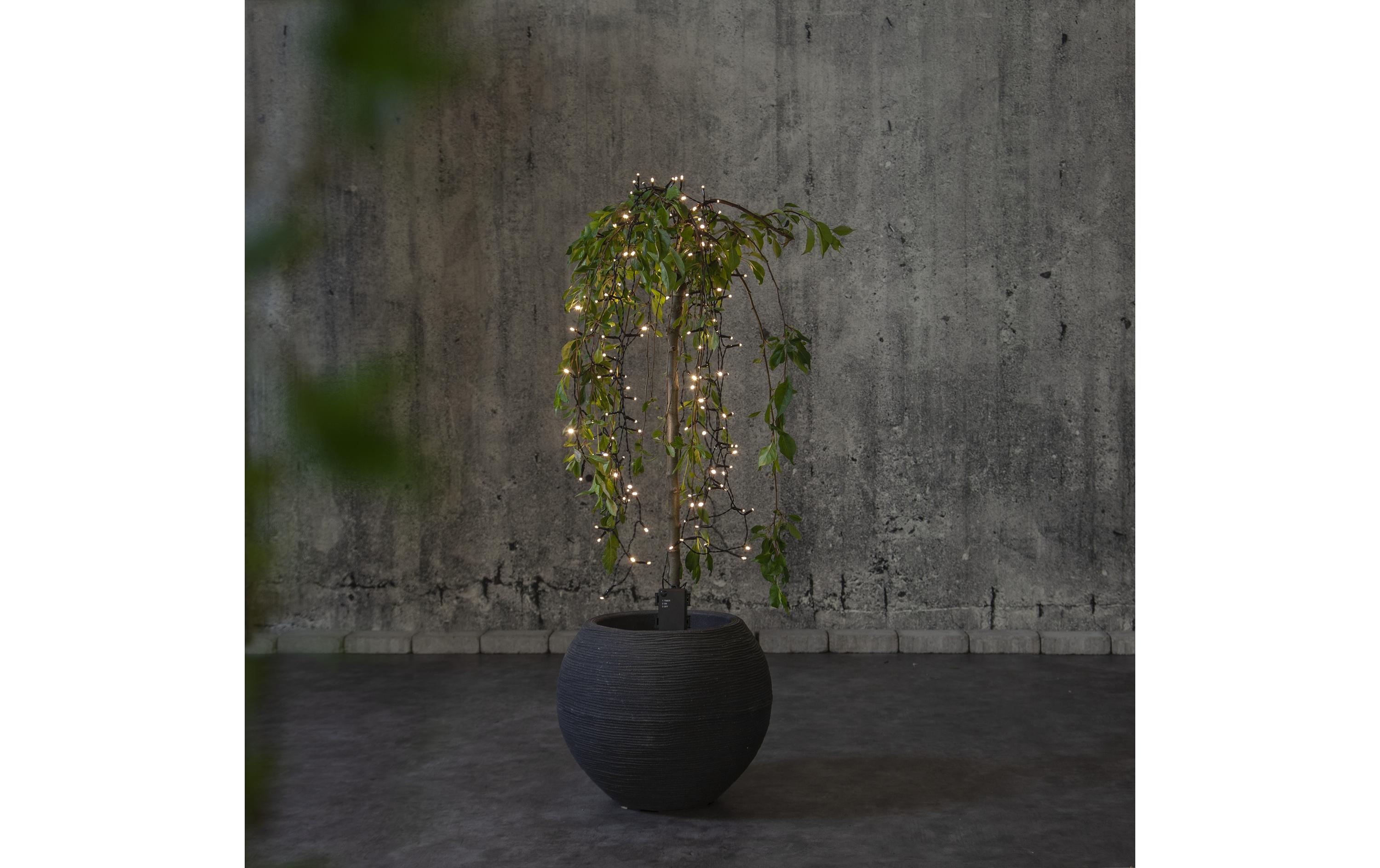 LED-Lichterkette Dura String 160 LED, 1120 cm, outdoorOutdoorlichterkette mit Batterie
