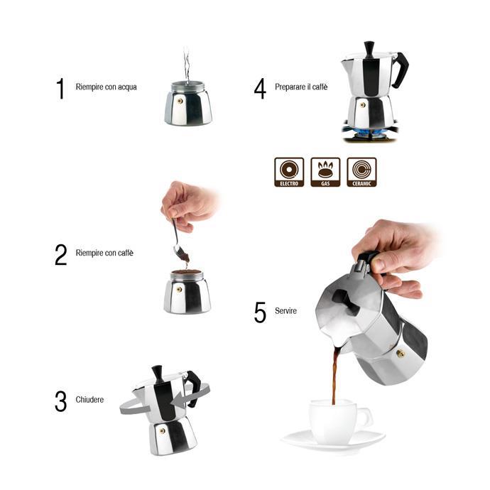 Tescoma Espressokocher PALOMA 3 Tassen